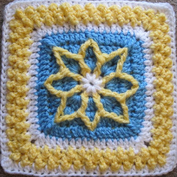Precious 6" and 9" Afghan Square