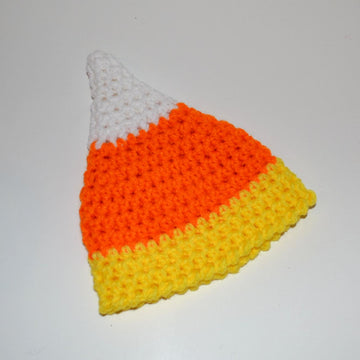 Candy Corn Halloween Hat / Pixie Hat