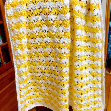 Timeless Lacy Shell Crochet Blanket