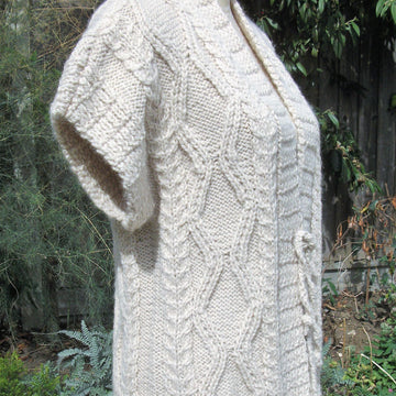 Tie Front Gilet with Incorporated Borders