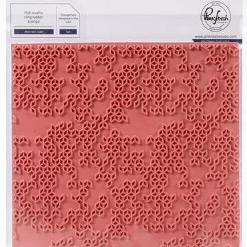 Pinkfresh Studio Cling Rubber Stamp Set 6"X6" - Abstract Cubes