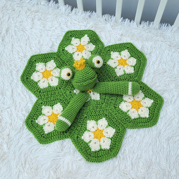 Froggy The Frog Lovey Baby Comforter