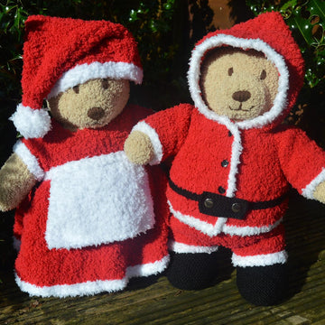 Santa and Mrs Claus Teddy Clothes