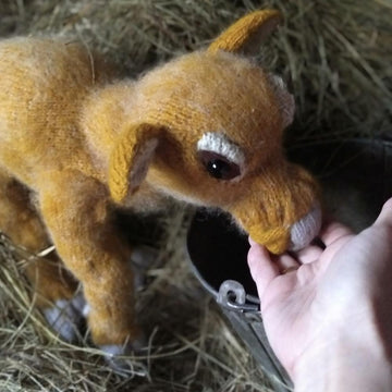 Cow Knitting Pattern | Farm Animal Toy PDF