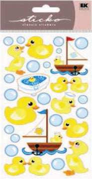 Sticko Dimensional Stickers - Rubber Duckies