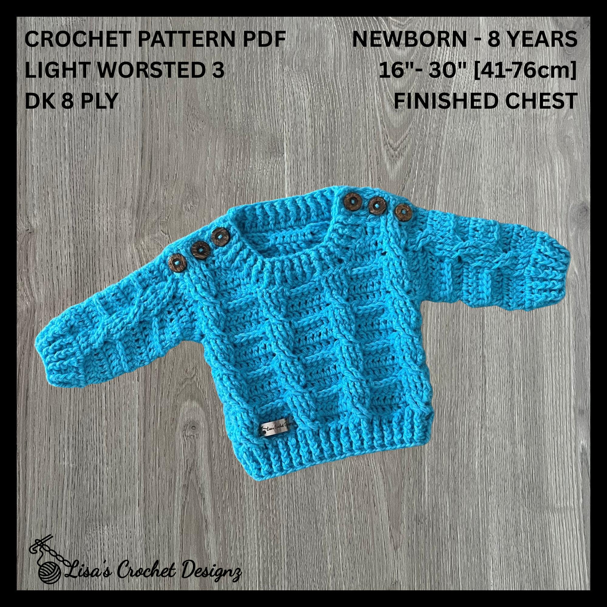Jack Sweater Jumper Baby to 8 Years