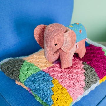Geo Rainbow Blanket
