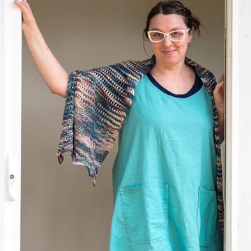 Coastal Sunset Celebration Shawl