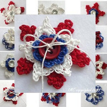 Ole' Glory Stackable Crochet Pattern