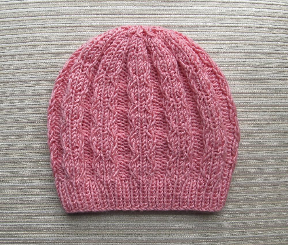 Hat with Slip Stitch Braids for a Lady