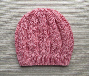 Hat with Slip Stitch Braids for a Lady