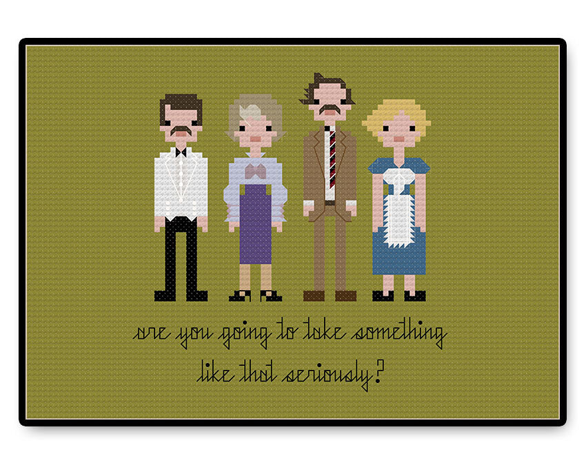 Fawlty Towers - PDF Cross Stitch Pattern