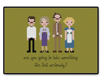 Fawlty Towers - PDF Cross Stitch Pattern