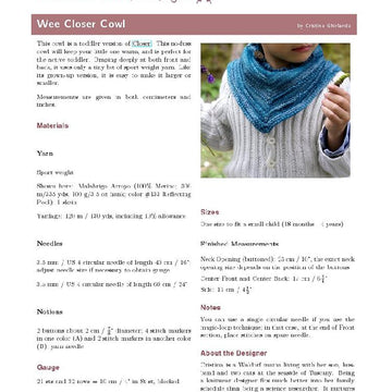 Wee Closer Cowl