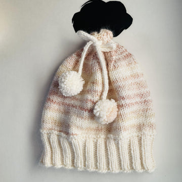Ponytail & Bun Hat Knit Set