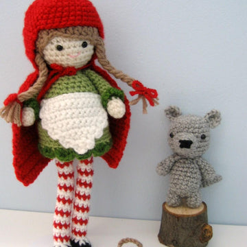 Little Red Riding Hood and Wolf Crochet Pattern