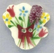 Mill Hill Button 86038 - Floral Bouquet