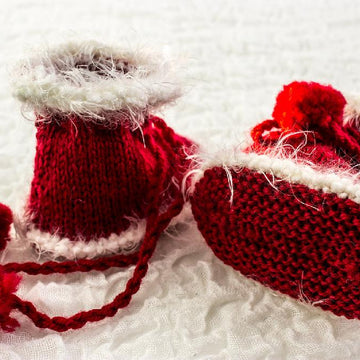 Santa Winter Booties