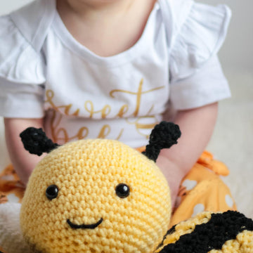 Baby Bee Blanket Lovey