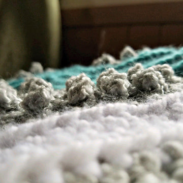 Tons of Texture Chevron Baby Blanket