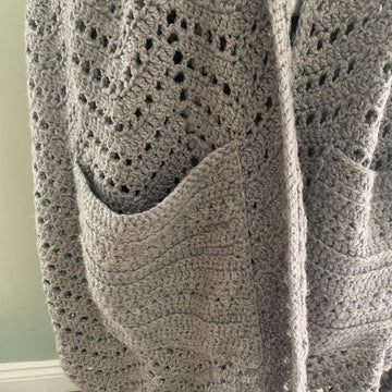 Ripple Pocket Shawl