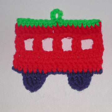 Christmas Passenger Car Ornament C-186