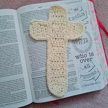 Crochet Jesus Cross Bookmark Pattern