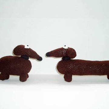 Big and Little Dachshunds