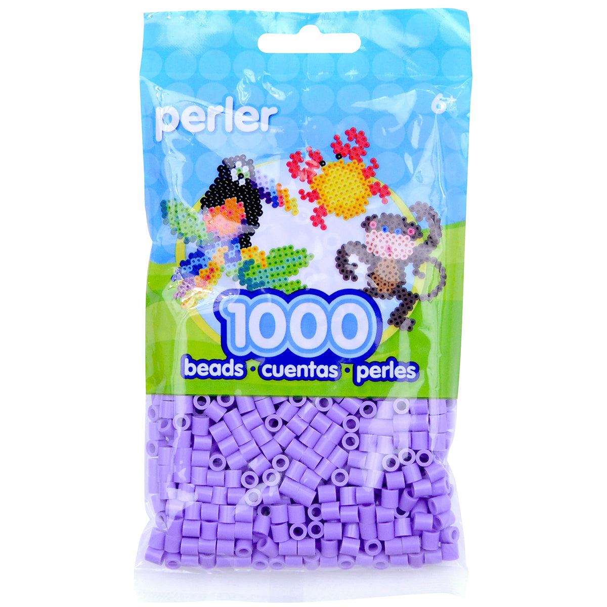 Perler Beads 1,000/Pkg - Pastel Lavender