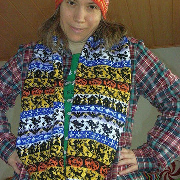 Halloween infinity scarf