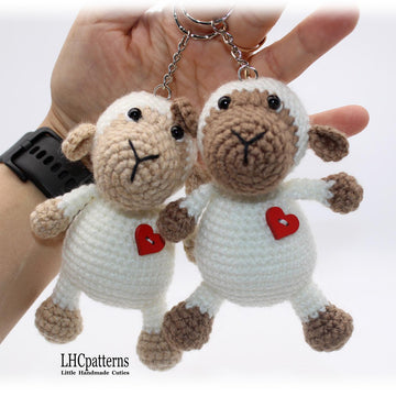 Sheep Keychain Crochet Pattern