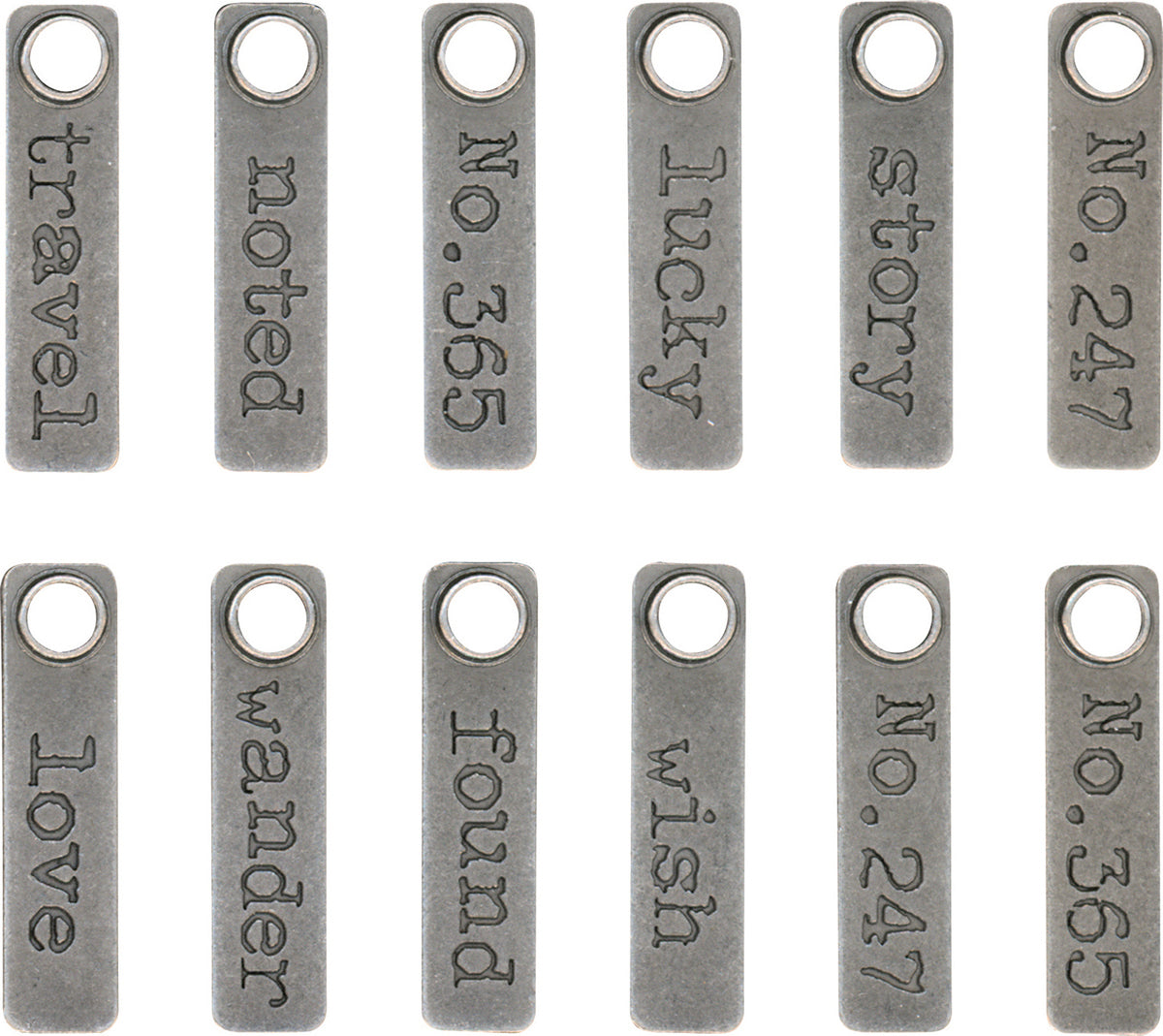 Advantus Idea-Ology Metal Story Sticks .25"X1" 12/Pkg - 318812