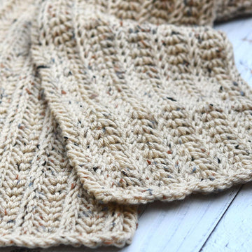 Tunisian Nautilus Mens Scarf