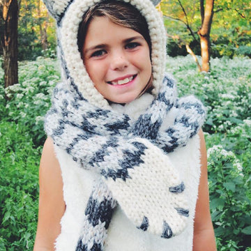 Tilly the Tabby Cat Hooded Scarf
