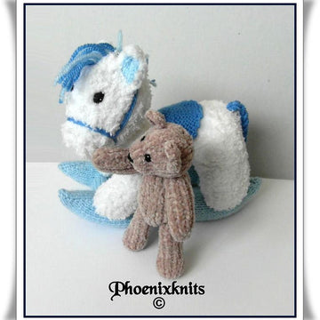 Rocking horse and Ted