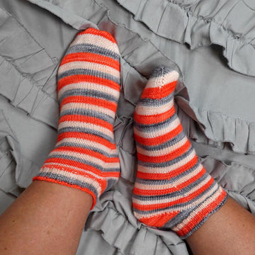 Toe Up Simple Socks No 3