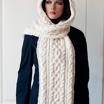 Hooded scarf "Lilja"