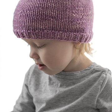 Easy Knit Flat Baby Hat