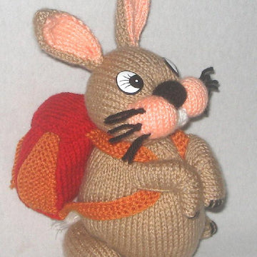 Backpacking Bunny & White Rabbit