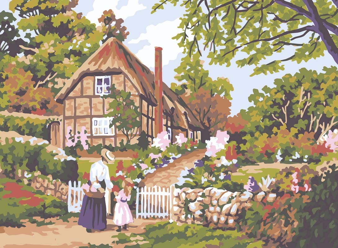 Grafitec Cottage Gate Tapestry Kit - 30cm x 22cm