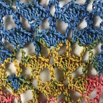EASY Summer Shell Trellis Scarf