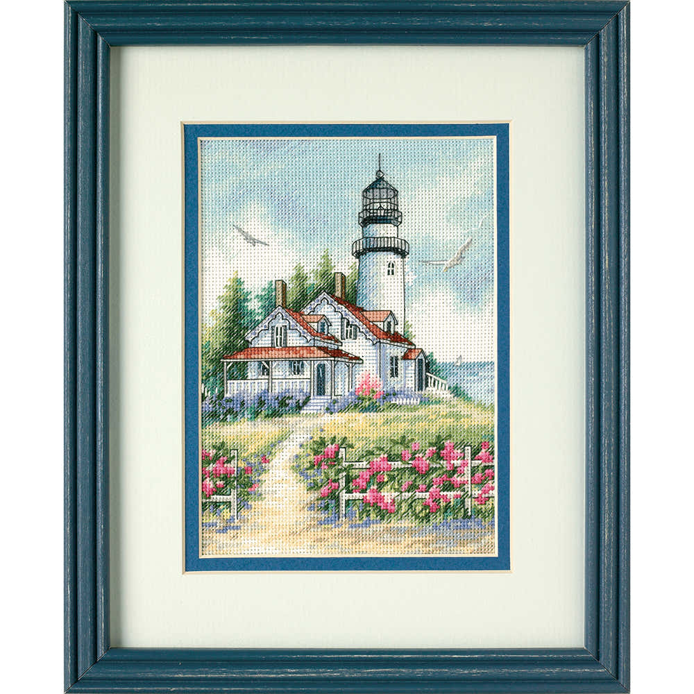 Dimensions Scenic Lighthouse Cross Stitch Kit