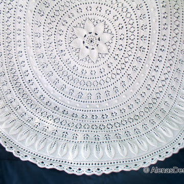 Floral Lace Afghan