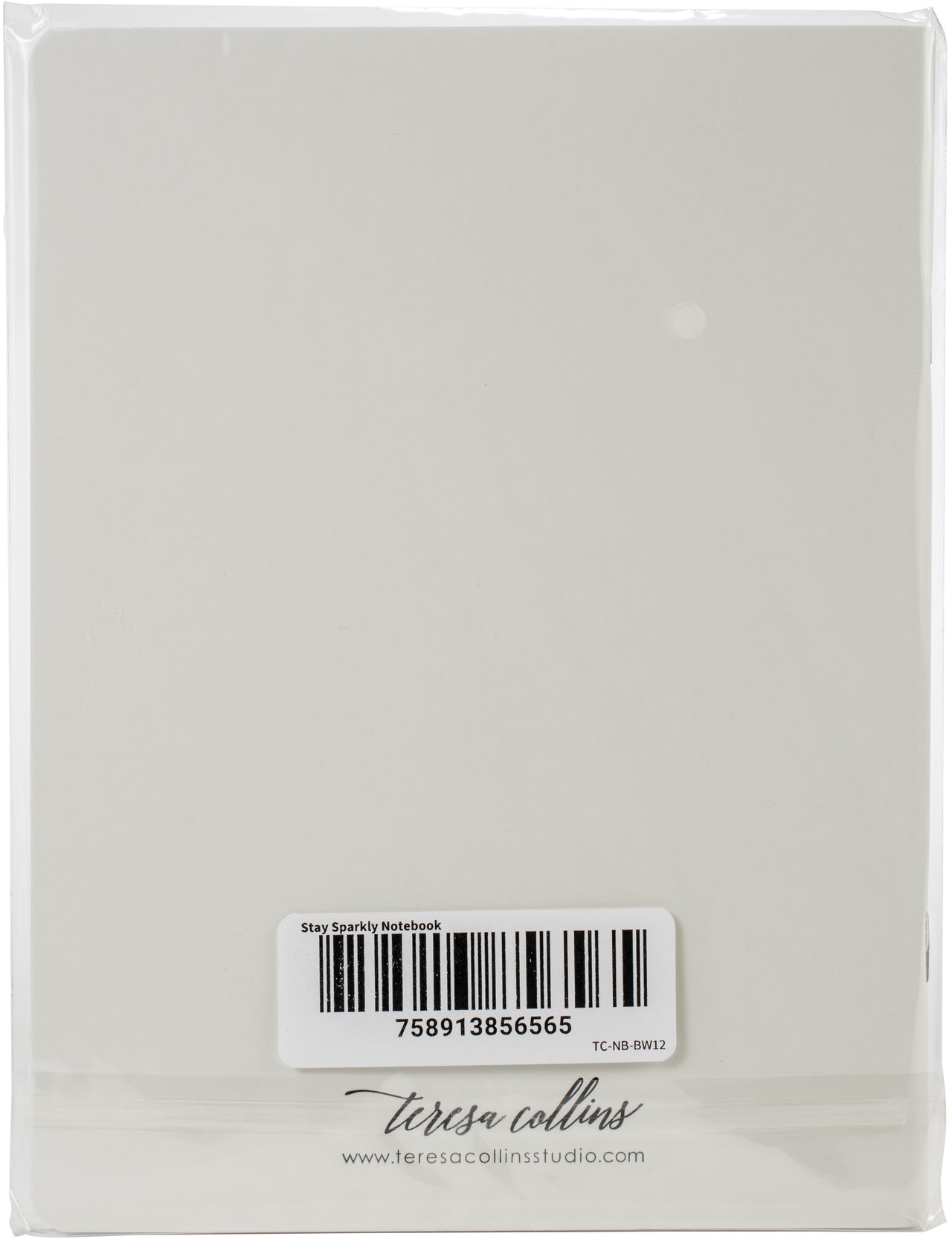 Teresa Collins Designer Notebook 6"X8" - Stay Sparkly + Extra Focused