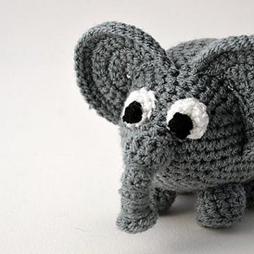 Elephant Crochet Pattern, Elephant Amigurumi