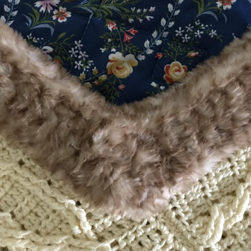 Lattice Cabled Poncho