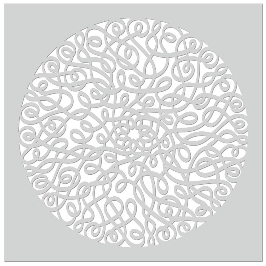 Hero Arts Stencil 6"X6" - Mandala Swirl