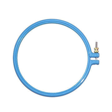 Siesta Frames 6 Inch Blue Plastic Embroidery Hoop