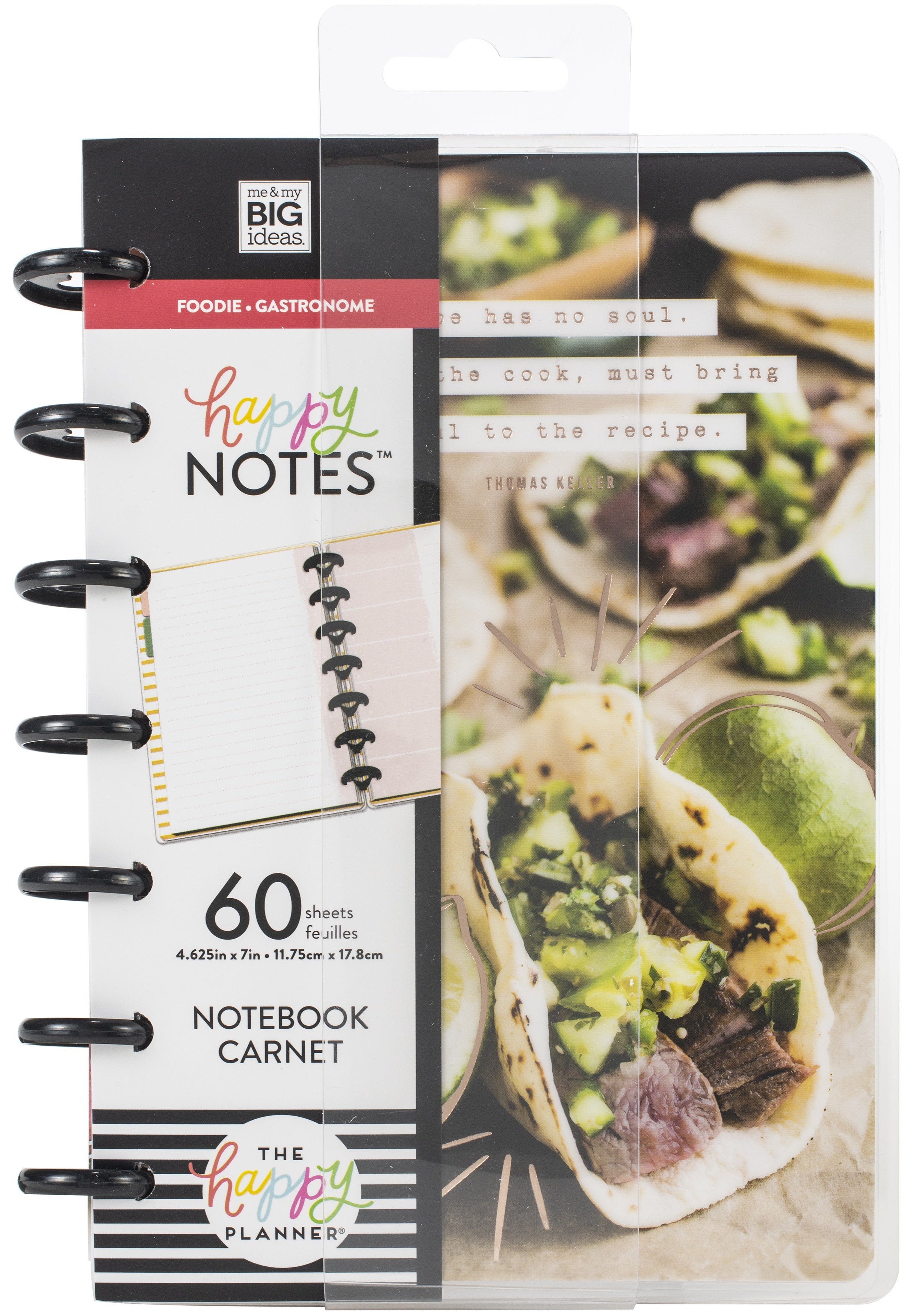Happy Planner Mini Notebook W/60 Sheets - Recipe Foodie