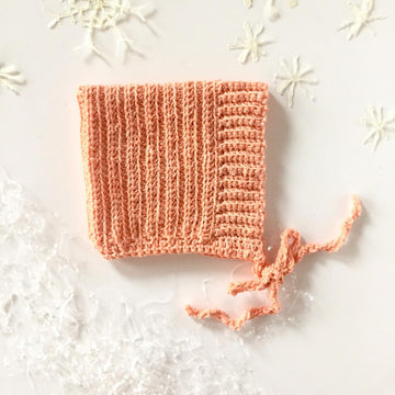 Ribbed Baby Bonnet